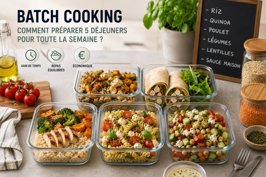 Batch cooking : comment préparer 5 déjeuners pour toute la semaine ?