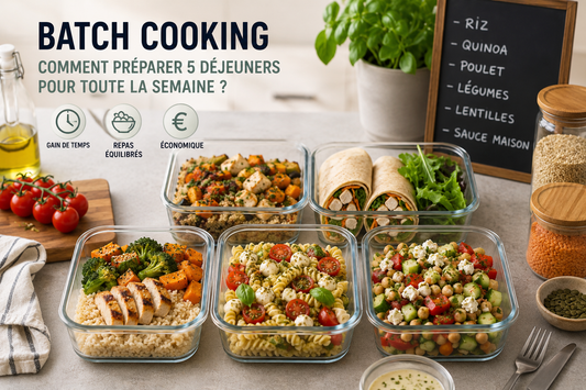 Batch cooking : comment préparer 5 déjeuners pour toute la semaine ?