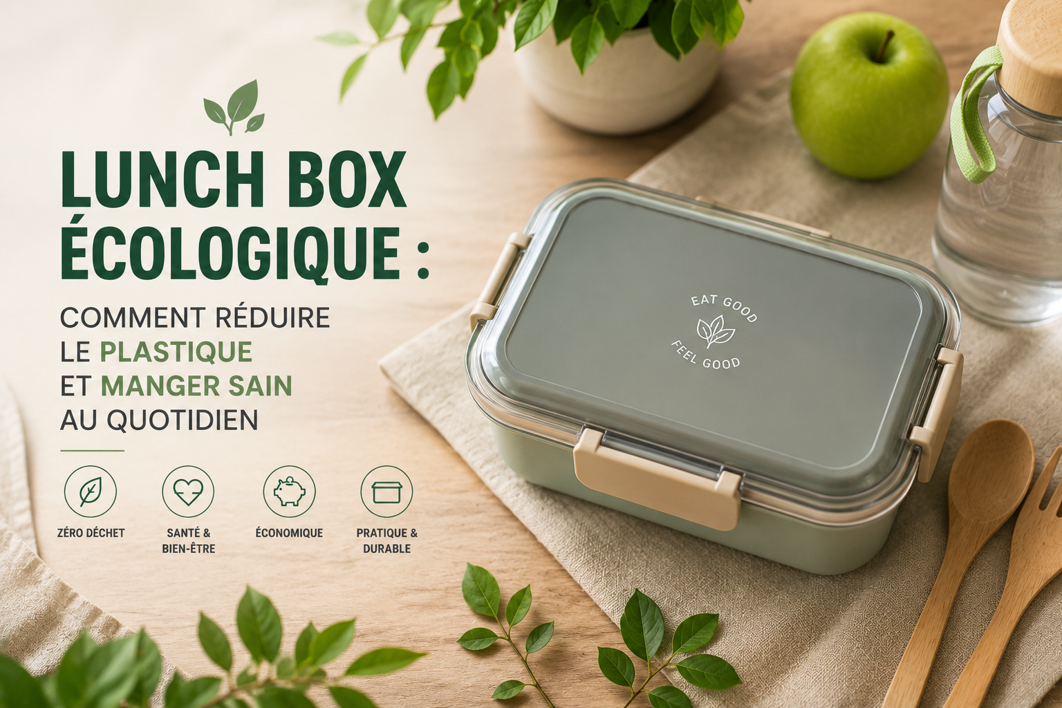 Lunch box écologique : comment réduire le plastique et manger sain au ...