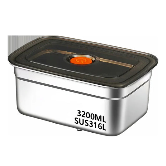 Boîte à Bento en Acier Inoxydable 304 Anti-Fuite « Frigo & Congélateur »