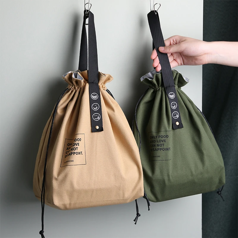 Sac Repas Tissu Cordon Étanche