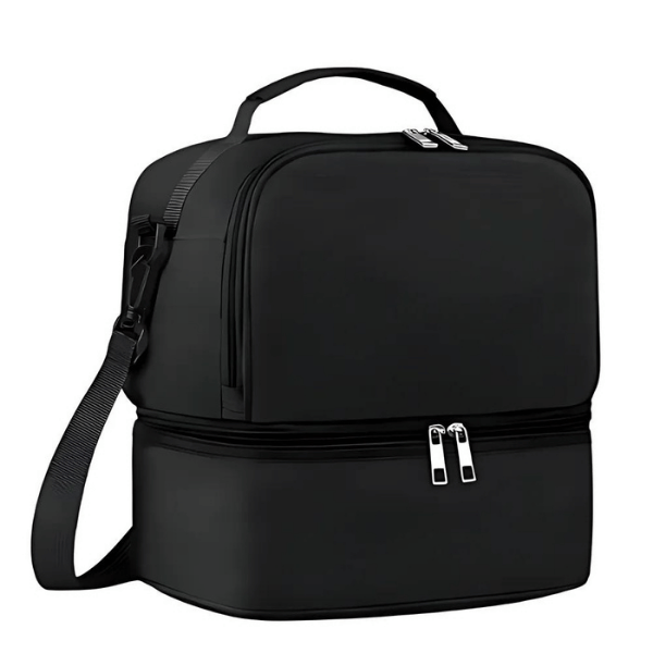 sac repas glaciere isotherme noir