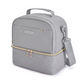 Sac isotherme gris double compartiment