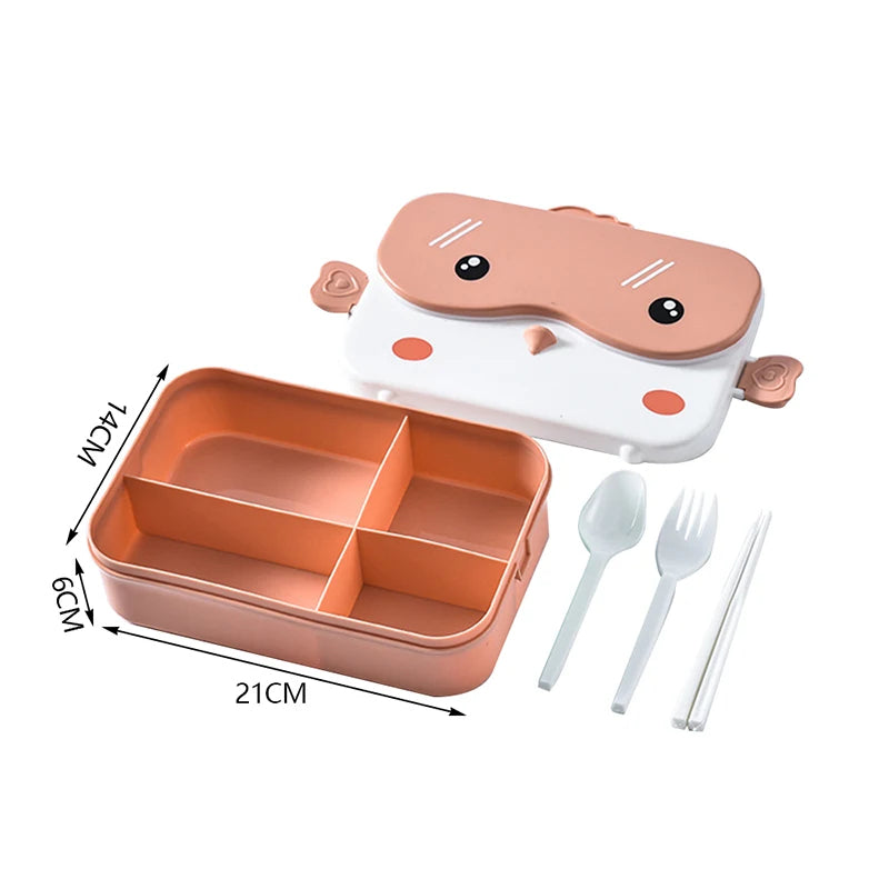 Boîte à Bento Kawaii Compartimentée pour Enfants