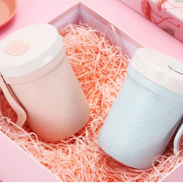 Boîte à soupe hermétique bleu rose