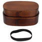 Bento Traditionnel Double Étage en Bois de Cèdre