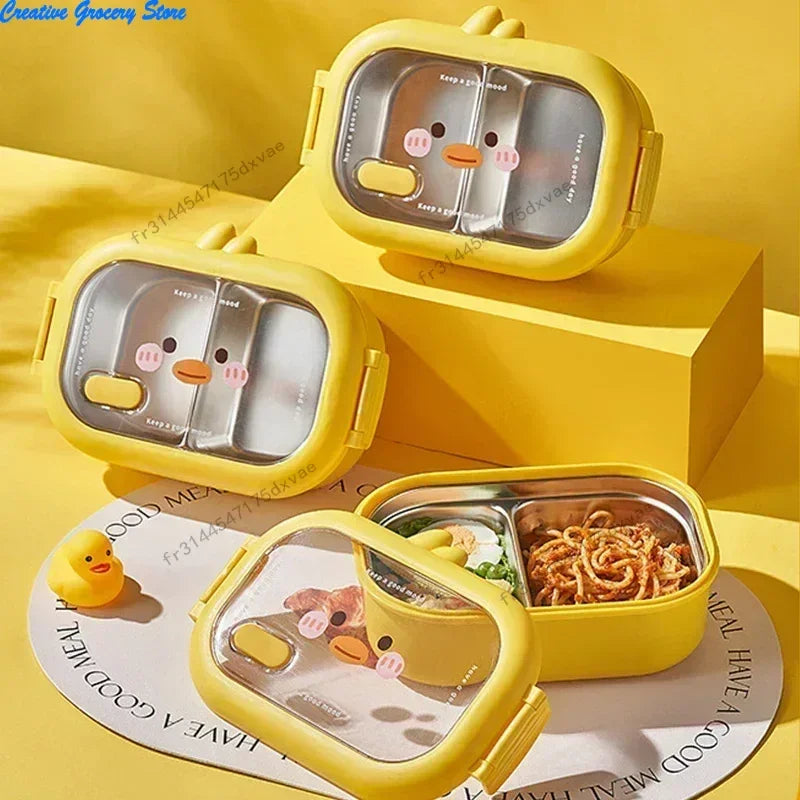 Boîte à Bento Enfant Inox « Petit Canard »