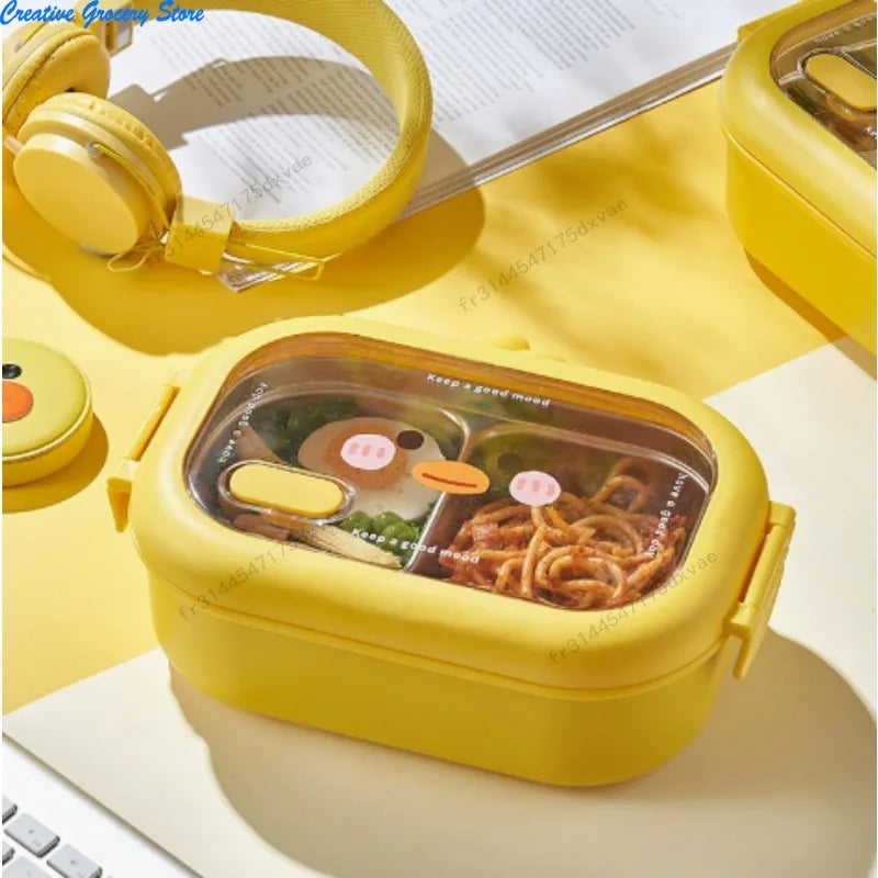 Boîte à Bento Enfant Inox « Petit Canard »