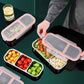 Boîte Repas Slim en Acier Inoxydable 3 Compartiments