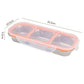 Boîte Repas Slim en Acier Inoxydable 3 Compartiments