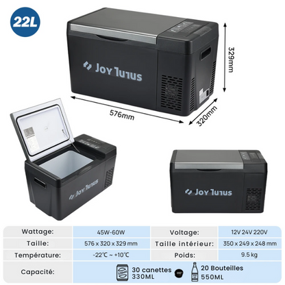 glacière réfrigérante 22 litres informations