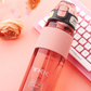 Gourde Sport Transparente Rose