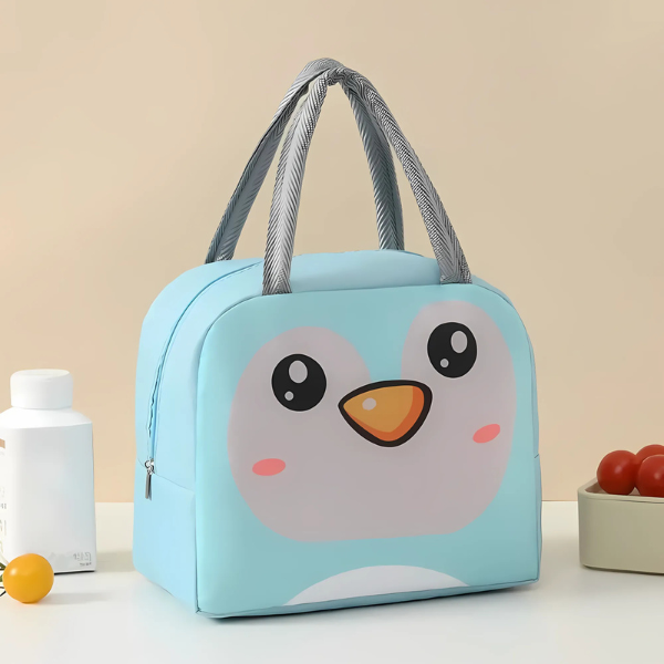 lunch bag isotherme enfant motif pingouin