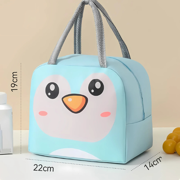 lunch bag isotherme motif pingouin dimensions