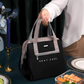 lunch bag isotherme noir chic transport facile