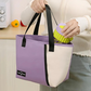 lunch bag isotherme violet à main pour femme