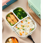 lunch box chauffante compartimentée blanche repas chaud 