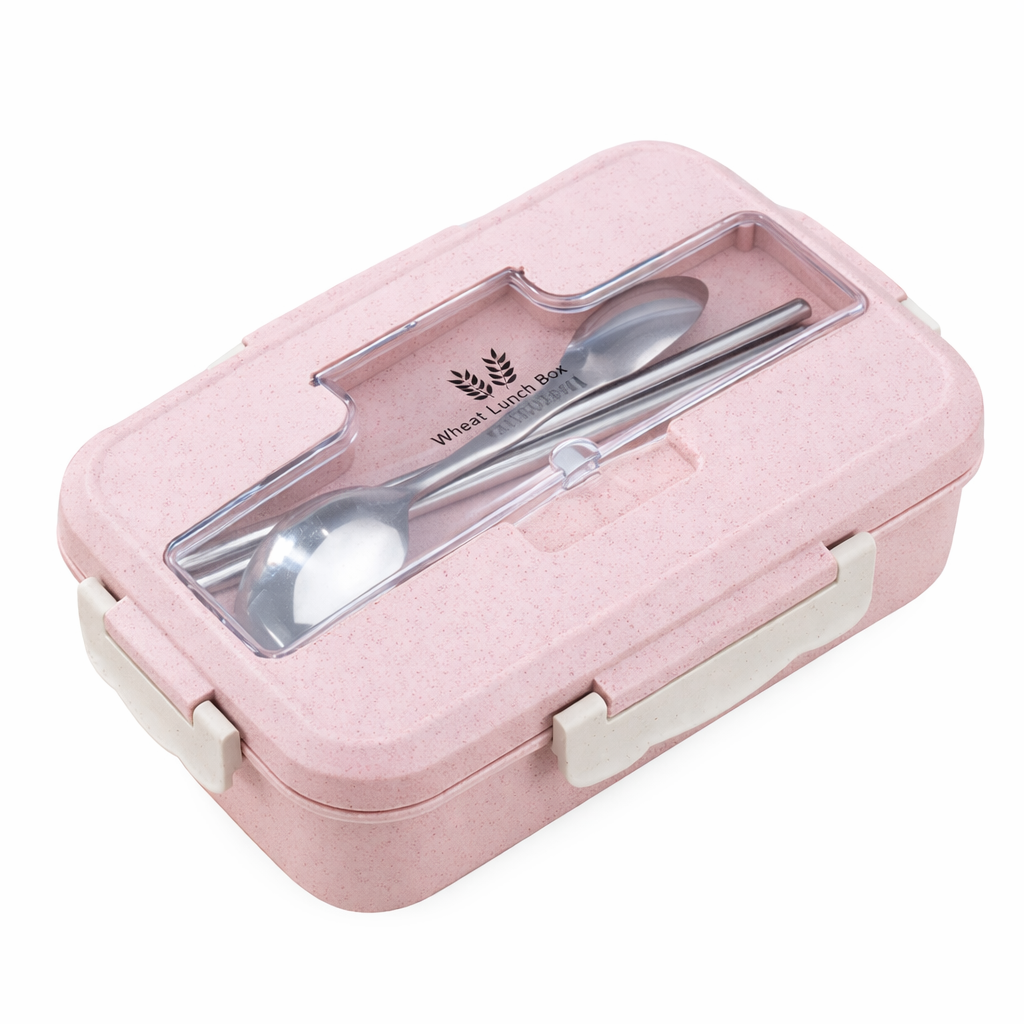 lunch box compartimentée rose épis