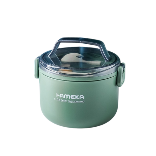 Lunch Box Compartimentée Inox Verte