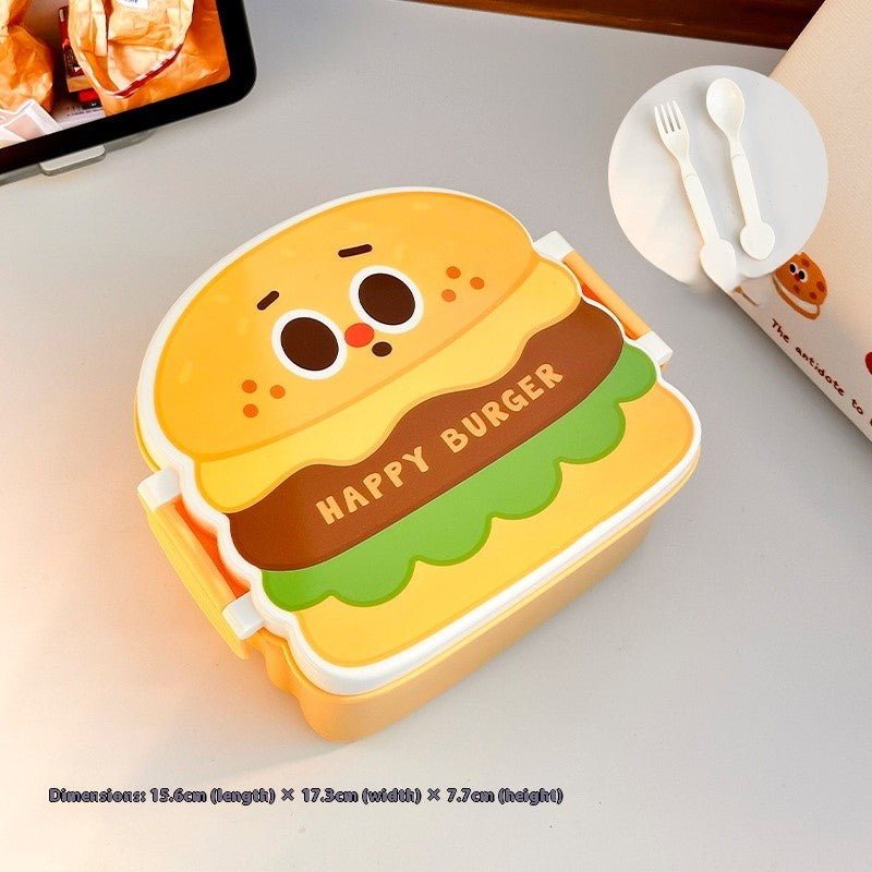 lunch box hamburger