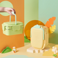 Lunch Box Inox Compartimentée Verte