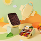 Lunch Box Inox Compartimentée Verte