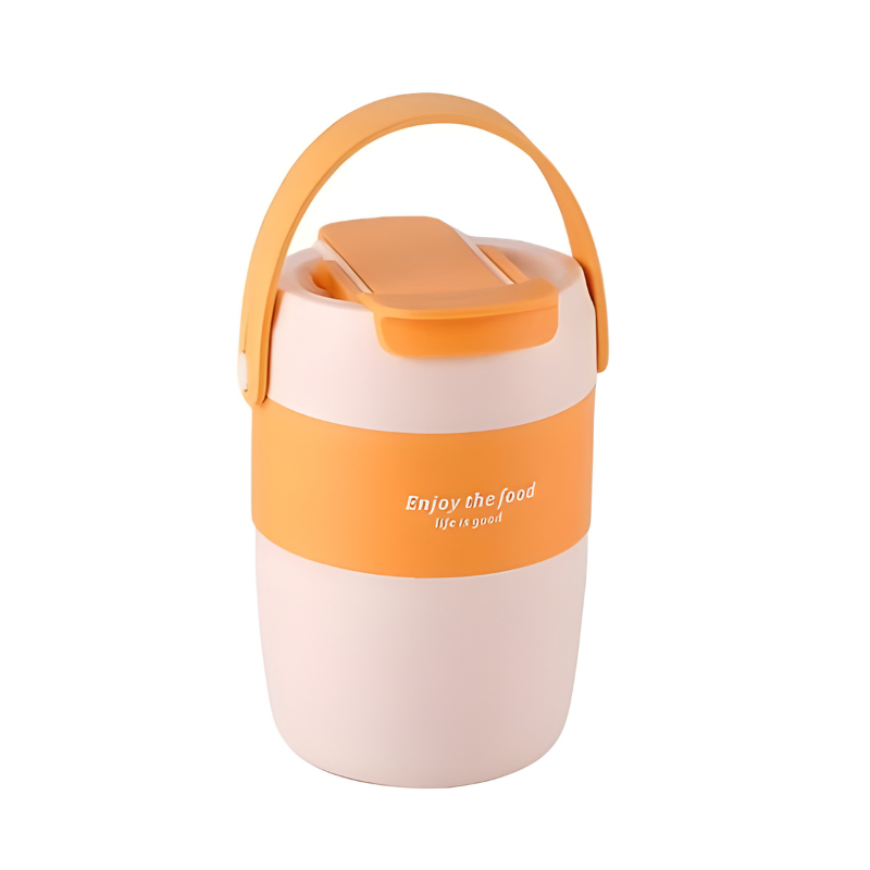 lunch box pour soupe orange