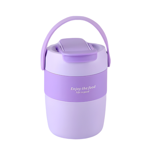 lunch box pour soupe violet