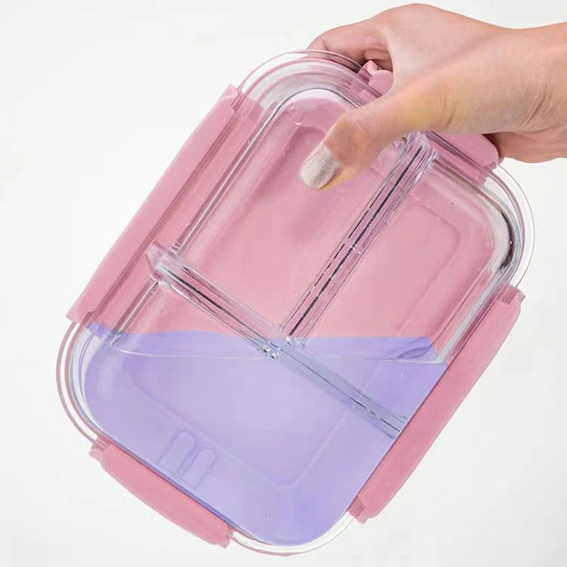 Lunch Box en Verre Cristal à Compartiments