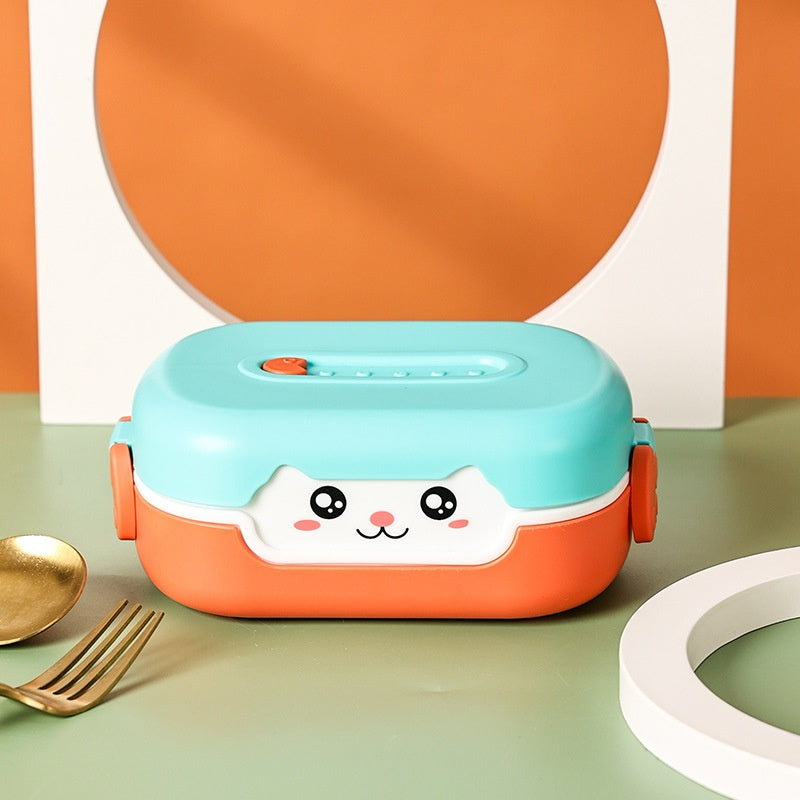 lunch box chaton orange