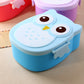 lunch box hibou bleu