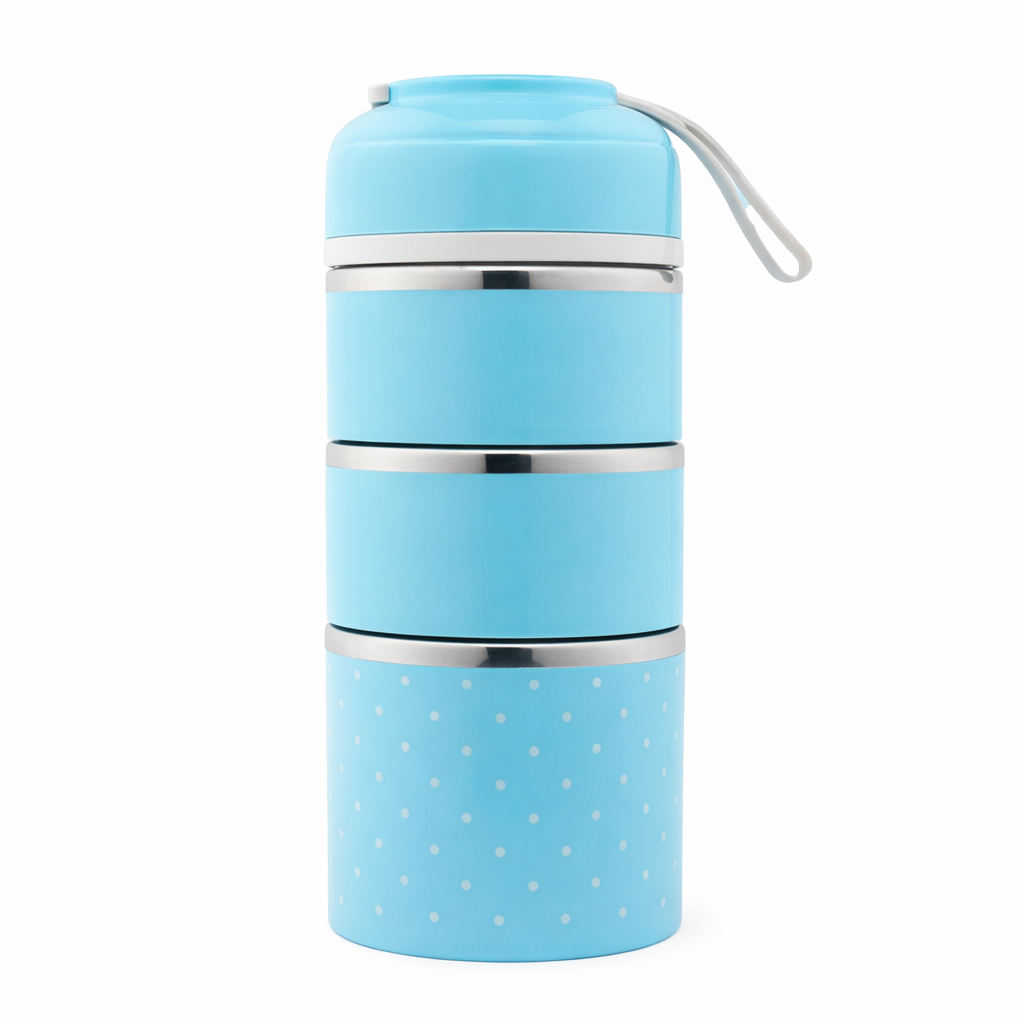 lunchbox bleue trois étages