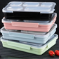 lunchbox compartimentée en plusieurs couleurs