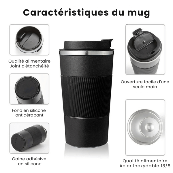 mug isotherme café caractéristiques produit
