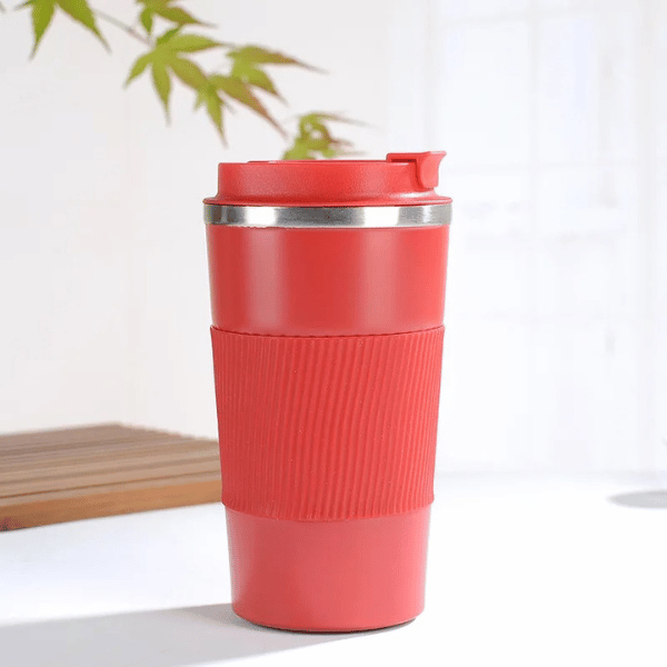 mug isotherme café couleur rouge
