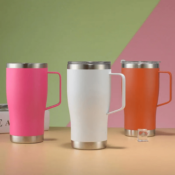 Tasse à café isotherme en acier inoxydable 304, élégante et Tasse à café isotherme en acier inoxydable 304, élégante et