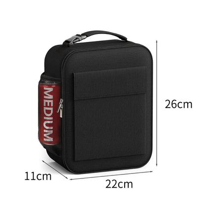 Sac Déjeuner Isotherme en Tissu Oxford avec Poche Latérale