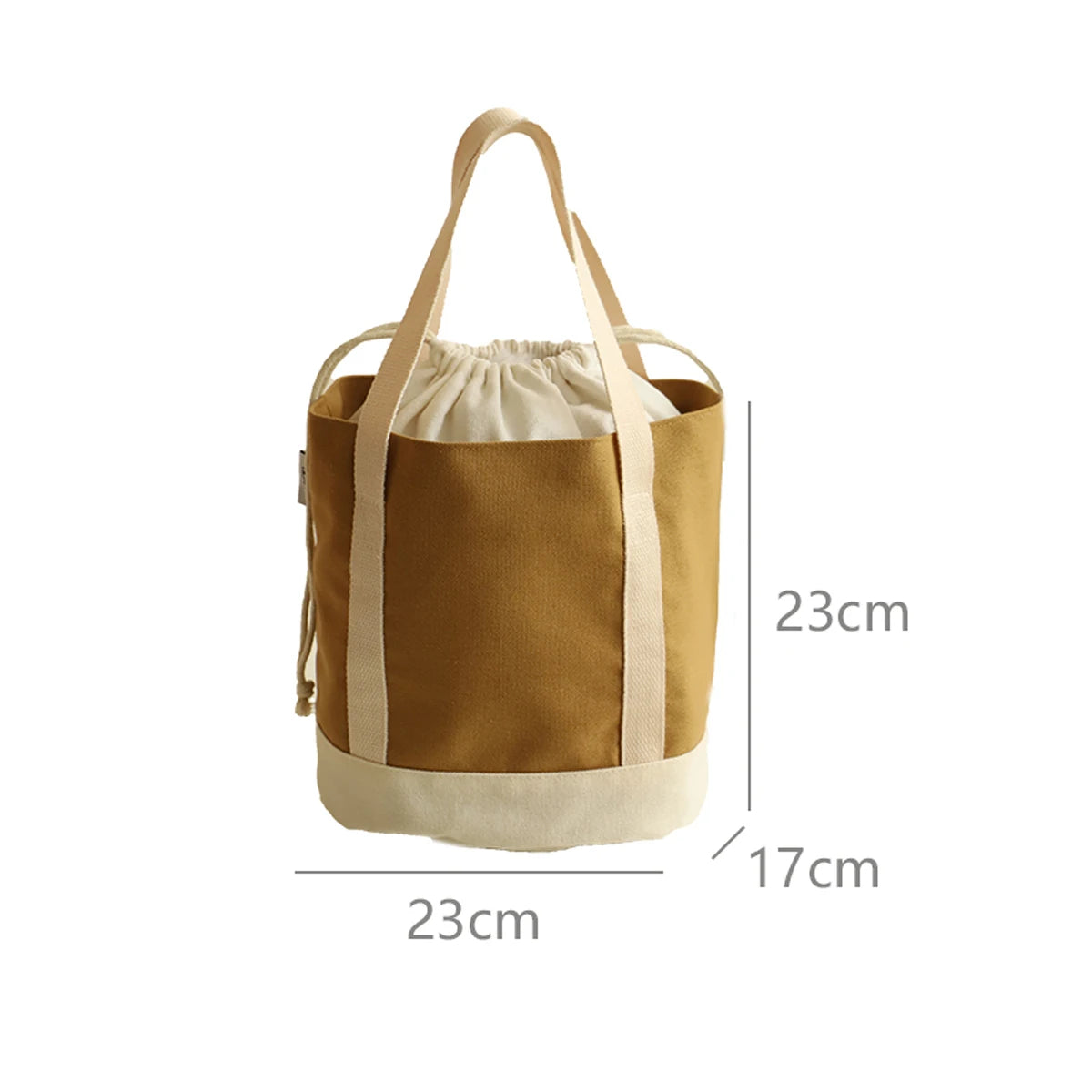 Sac Déjeuner Isotherme en Toile Épaisse Style Japonais