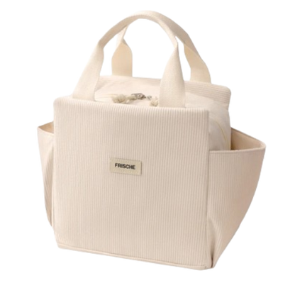 Sac Isotherme Velours Côtelé