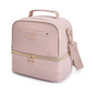 sac isotherme rose poudré double compartiment