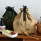 Sac repas tissu cordon étanche
