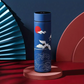 thermos japonais élégant bleu