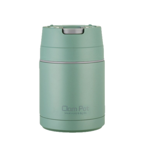 Boite déjeuner chauffante verte repas