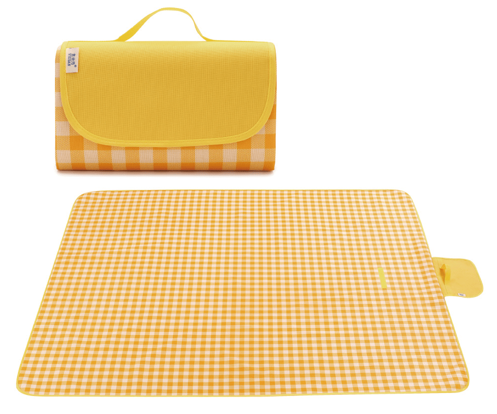 tapis impermeable picnic orange