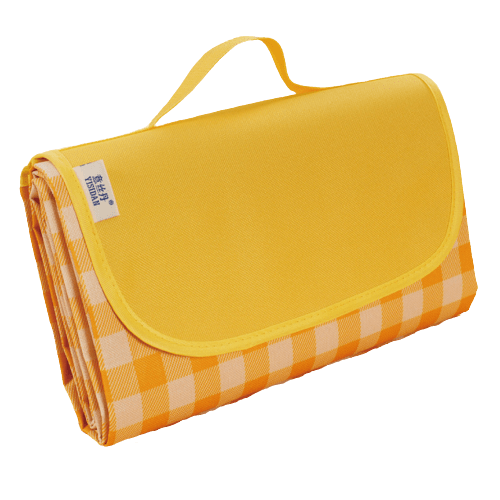 couverture tapis picnic orange