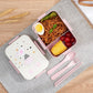 lunch box rose cute lapin healthy