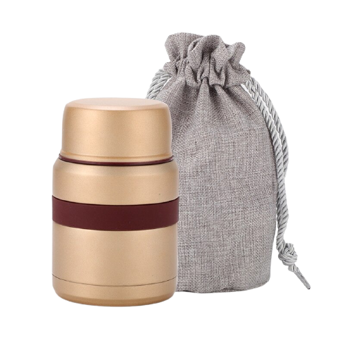 boite a lunch isotherme doree