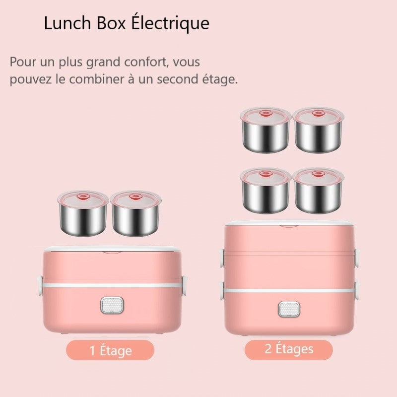 Lunch box chauffante, emporter vos repas et manger chaud au travail Lunch box chauffante, emporter vos repas et manger chaud au travail