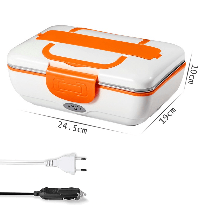 dimension lunch box electrique orange