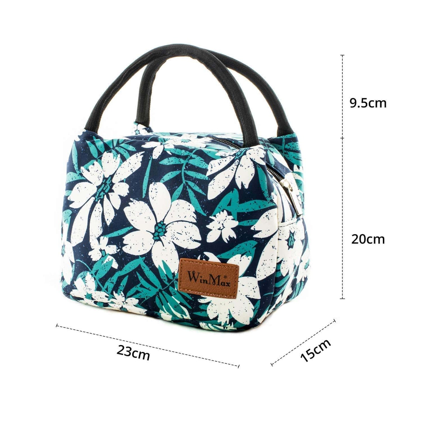 Sac Isotherme Repas Fleurs Blanches